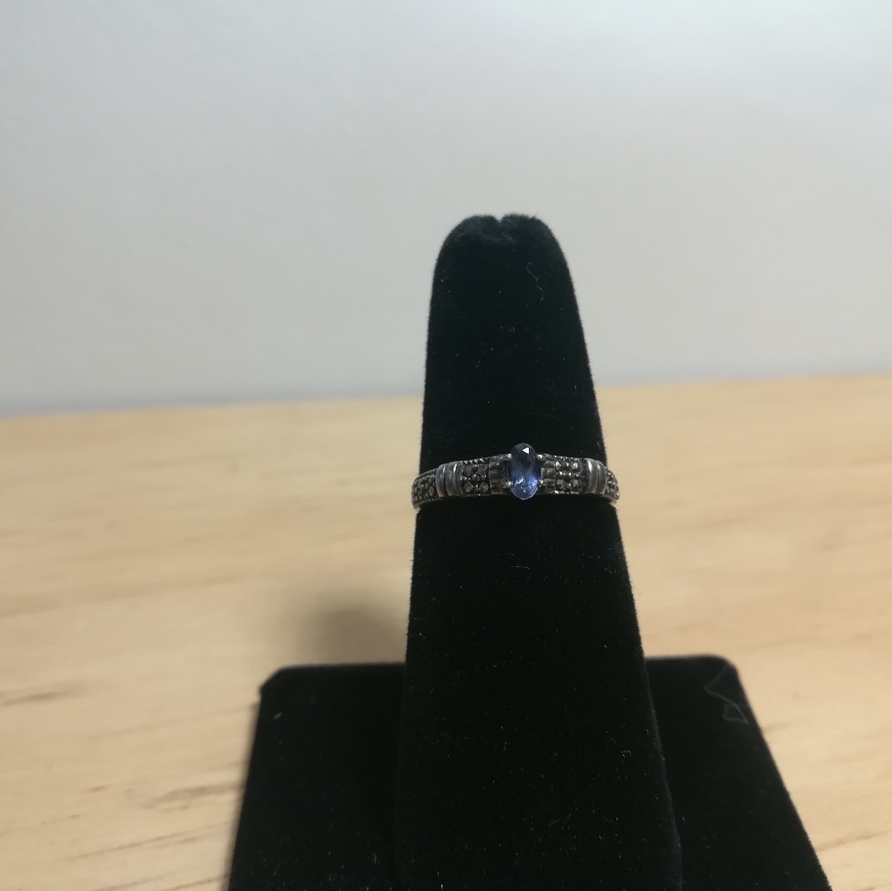 Vintage sterling silver with a purple stone